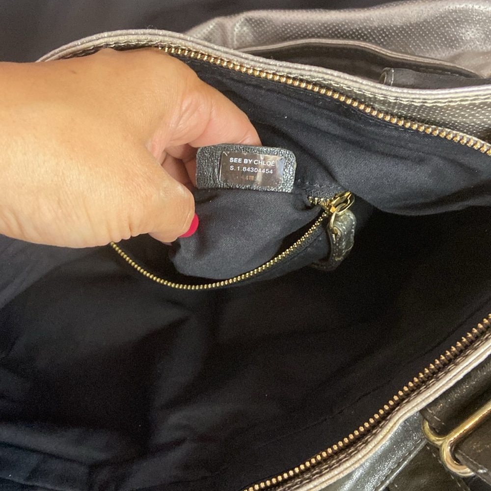 See by Chloe Daytripper Metallic handbag - Picture 7 of 13
